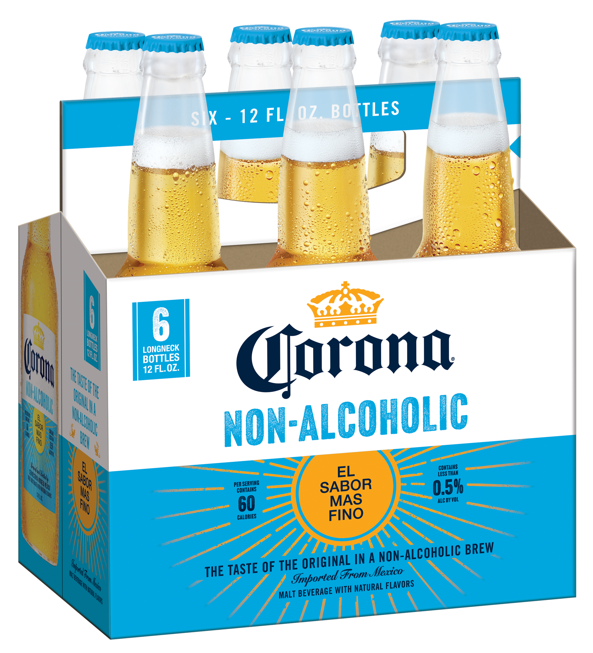 Corona Non Alcoholic 12oz 6pk Btls-0