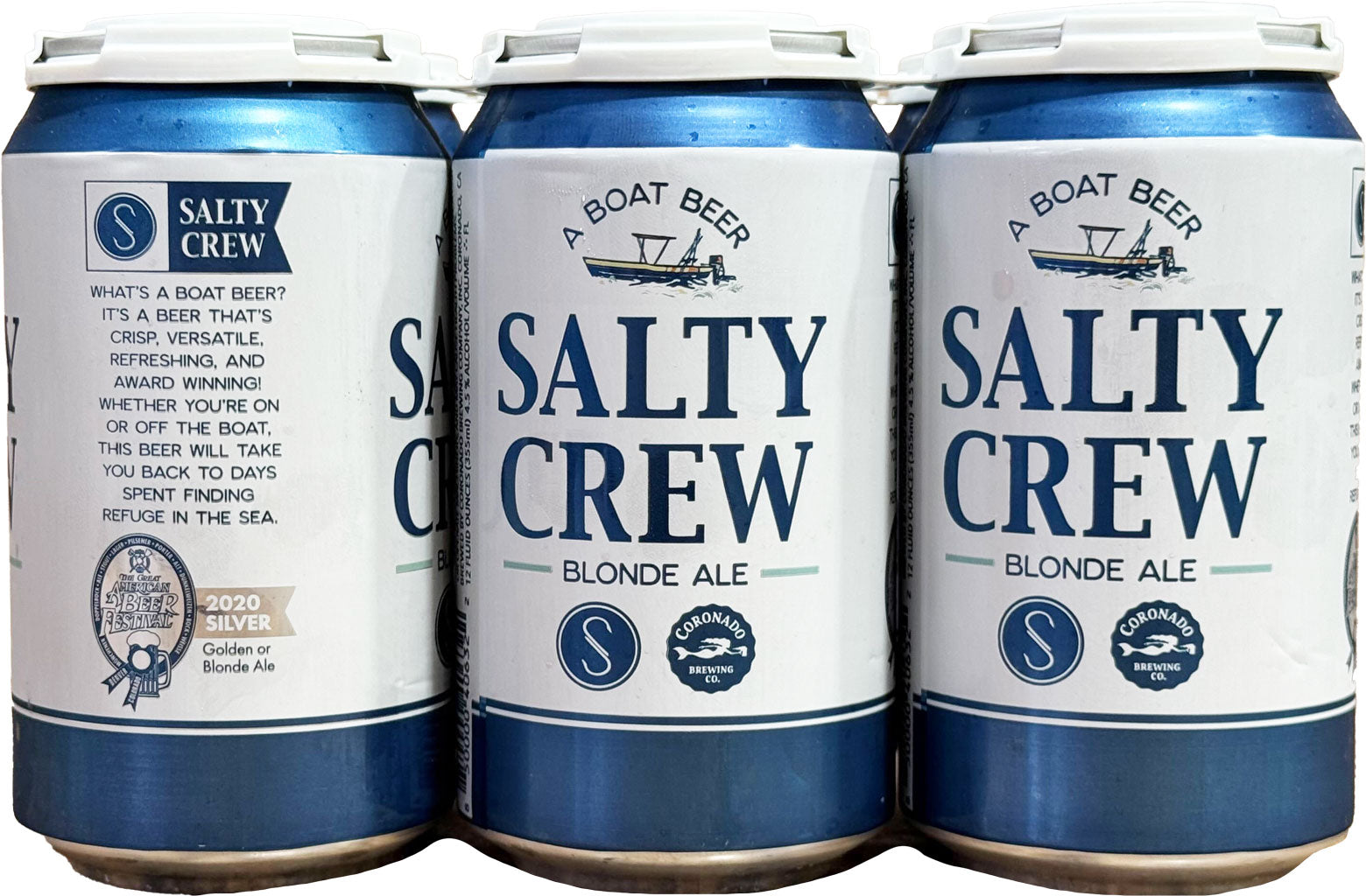 Coronado Brewing Salty Crew Blonde 6pk Cans-0
