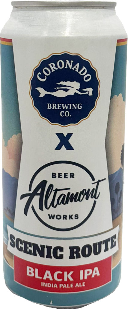 Coronado X Altamont Scenic Route Black IPA 16oz Can-0