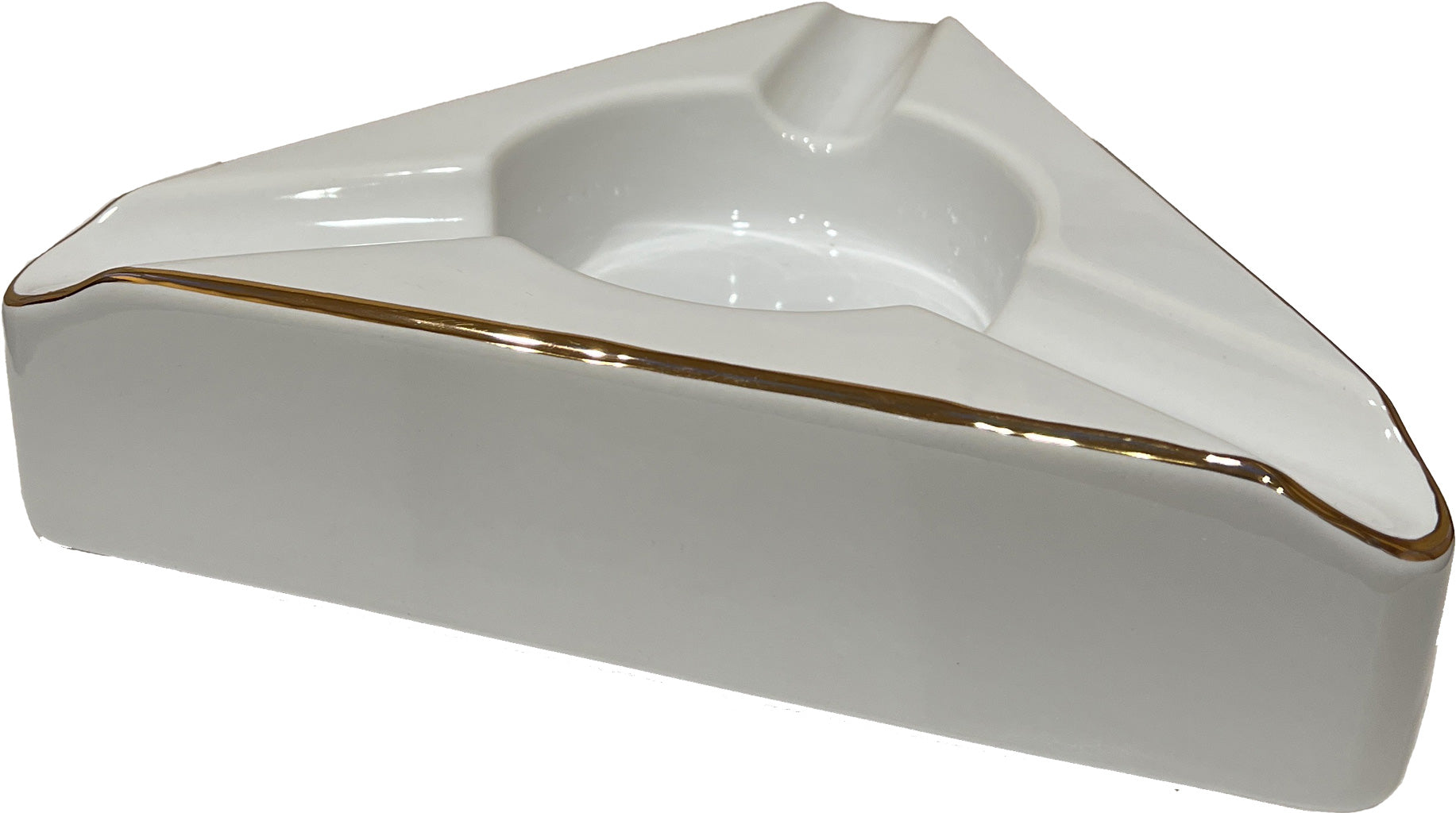 Craftsman's Bench Trident White Ashtray-0