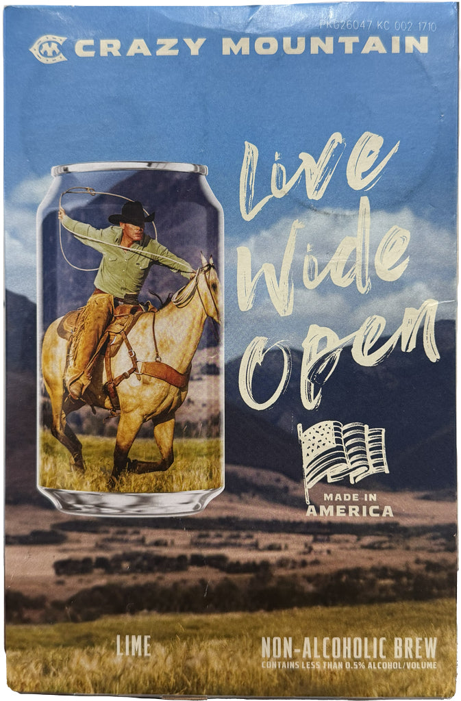 Crazy Mountain NA Original Lime Lager 6pk Can-0