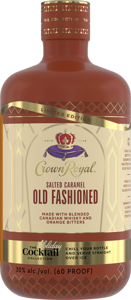 Crown Royal Salted Caramel Old Fashioned Cocktail 375ml-0