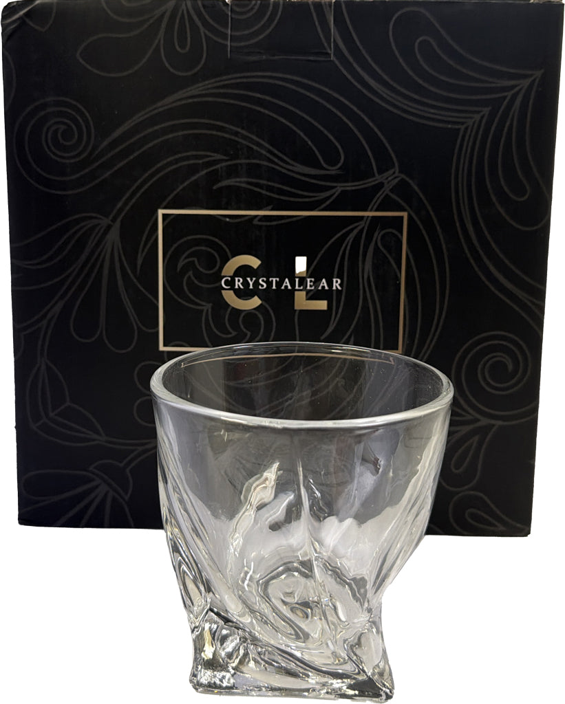 Crystalear Whiskey Glasses 4pk-0