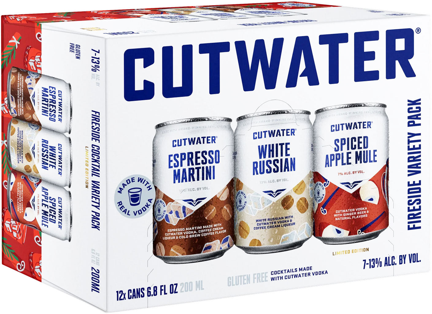 Cutwater Fireside Cocktail Variety Pack 12pk-0