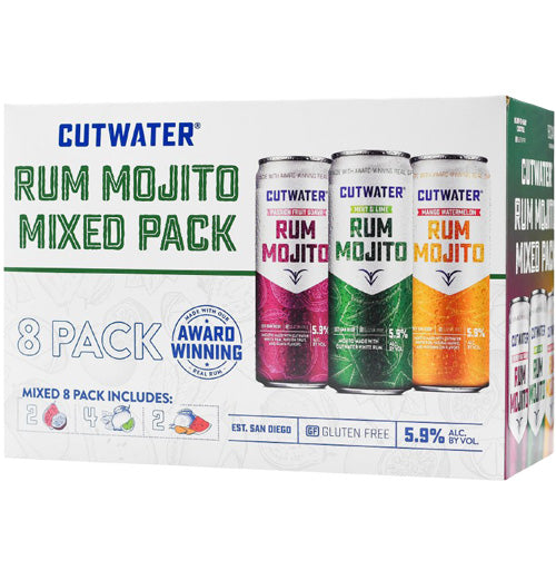 Cutwater Spirits Rum Mojito Variety 8pk