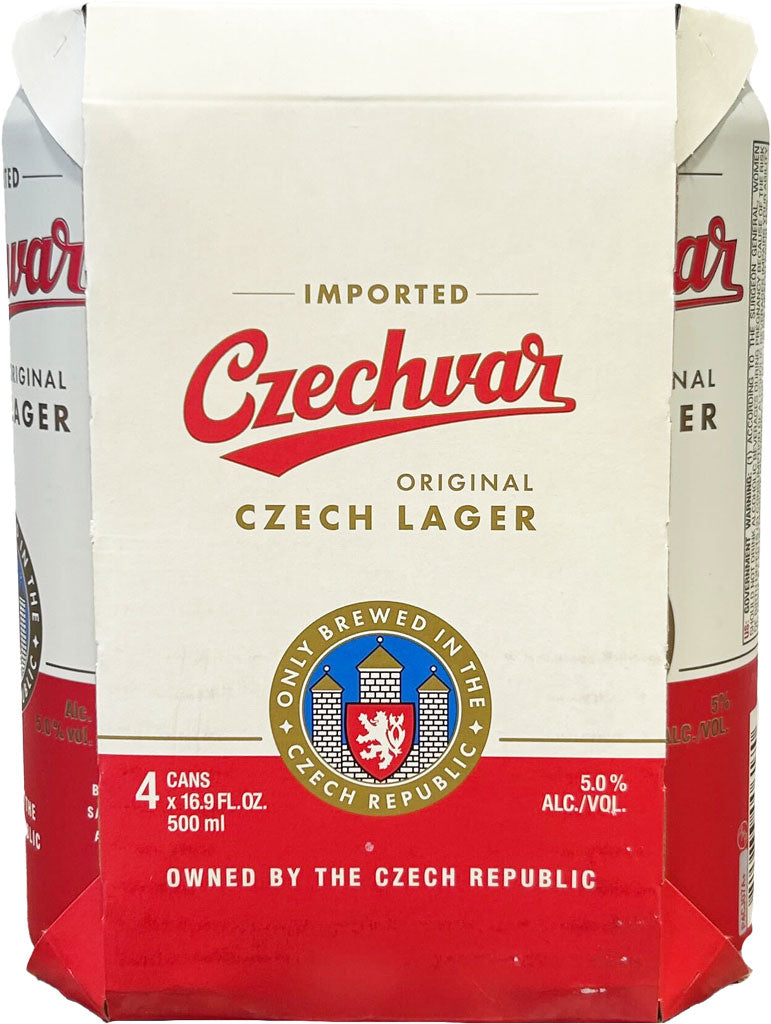 Czechvar Lager 4pk 16.9oz Cans-0