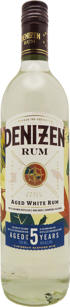 Denizen Aged White Rum 5 Yr 750ml