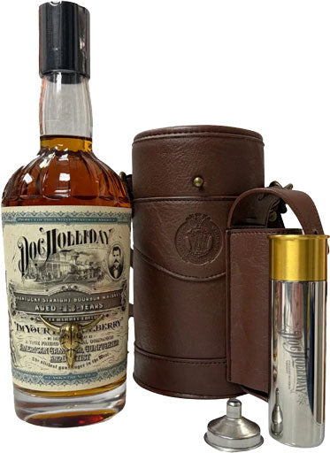 Doc Holliday Hunter Bag w/ Bullet Flask Bourbon 13 Year Old 700ml-0