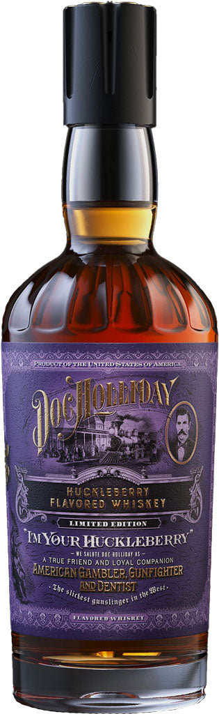 Doc Holliday 'I'm Your Huckleberry' Limited Edition Flavored Whiskey 750ml-0