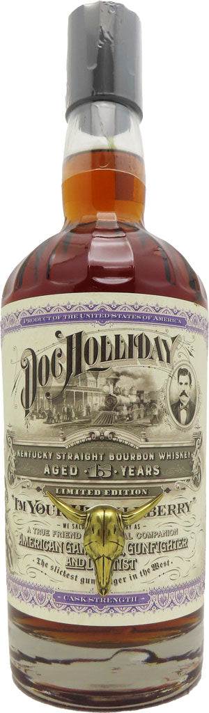 Doc Holliday Kentucky Straight Bourbon Whiskey 15 Year Old 750ml-0
