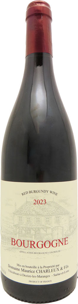 Domaine Maurice Charleux & Fils Bourgogne Rouge 2023 750ml-0