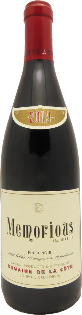 Domaine de la Cote Memorious Pinot Noir 2019 750ml-0