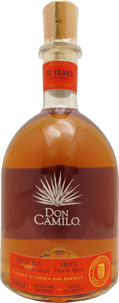 Don Camilo 10 Year Old Extra Anejo Organic Tequila 750ml-0