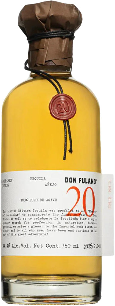 Don Fulano 20th Anniversario Anejo Tequila 750ml