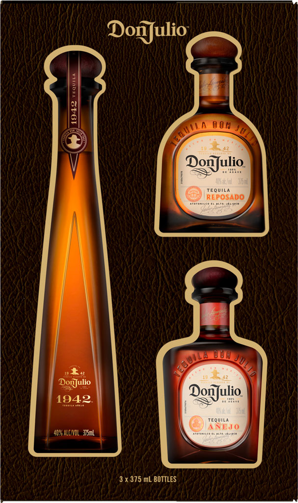 Don Julio 1942, Reposado & Anejo Gift Pack 3x375ml-0