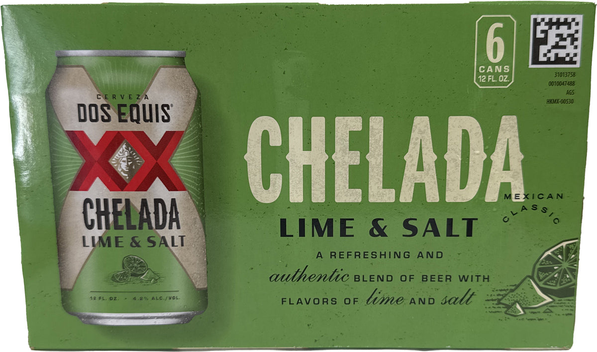 Dos XX Chelada Lime & Salt 6pk Cans-0
