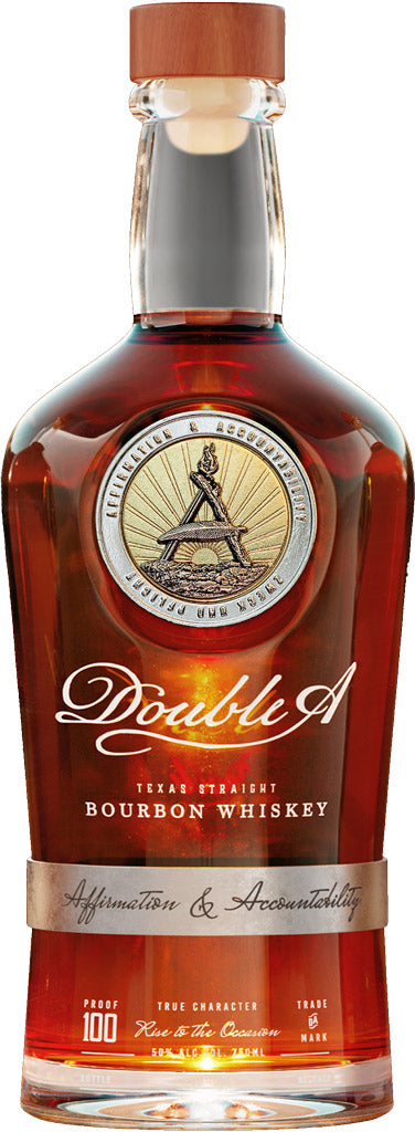 Double A Texas Straight Bourbon Whiskey 100 Proof 750ml-0
