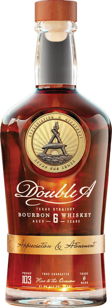 Double A Texas Straight Bourbon Whiskey 103 Proof 6 Year Old 750ml-0