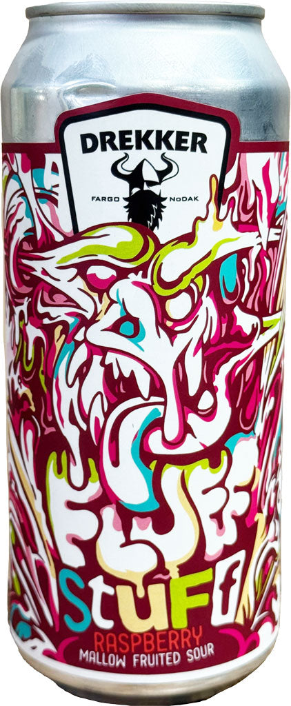 Drekker Fluff Stuff Raspberry Mallow Fruited Sour 16oz Can-0