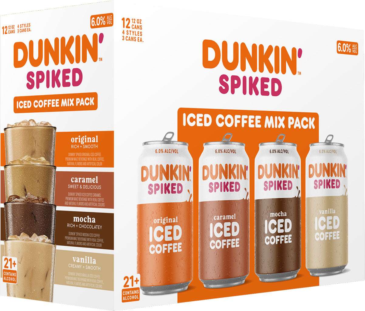 Dunkin' Spiked Iced Coffee Variety 12pk Can-0