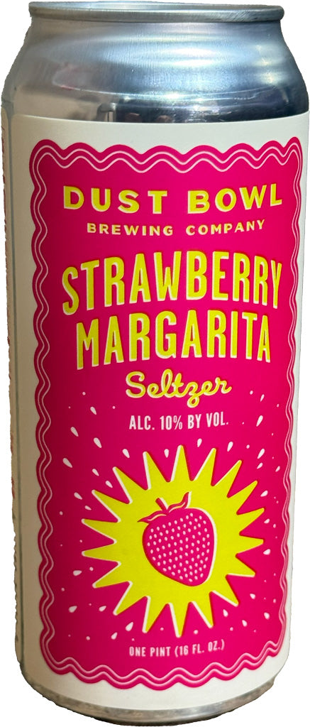 Dust Bowl Strawberry Margarita Seltzer 16oz Can-0