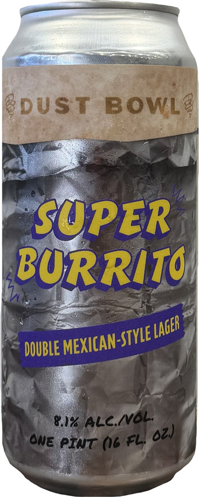 Dust Bowl Super Burrito Double Mexican-Style Lager 16oz Can-0