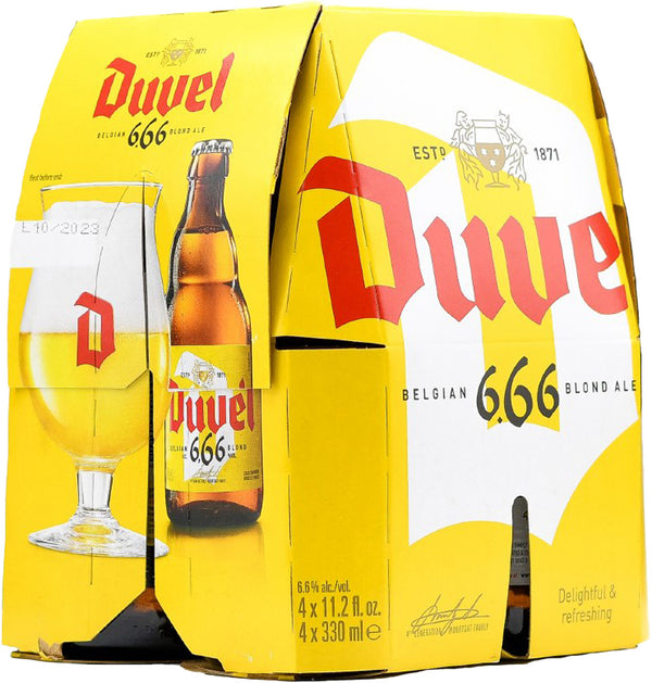 Duvel 6.66 Belgian Blonde Ale 4pk