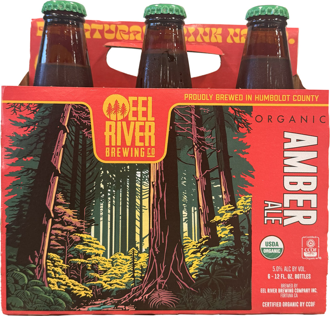 Eel River Organic Amber Ale 6pk Btls-0