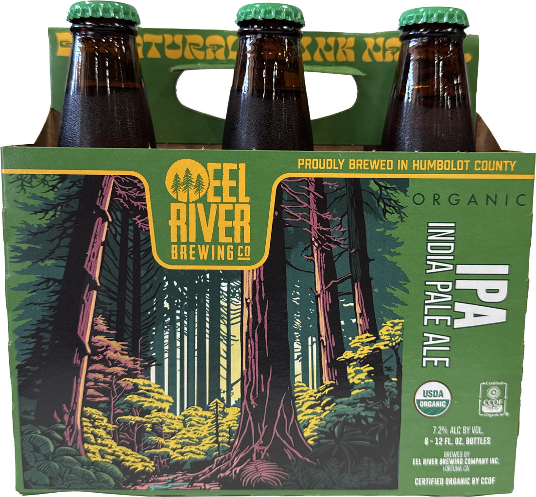 Eel River Organic IPA 6pk Btl-0