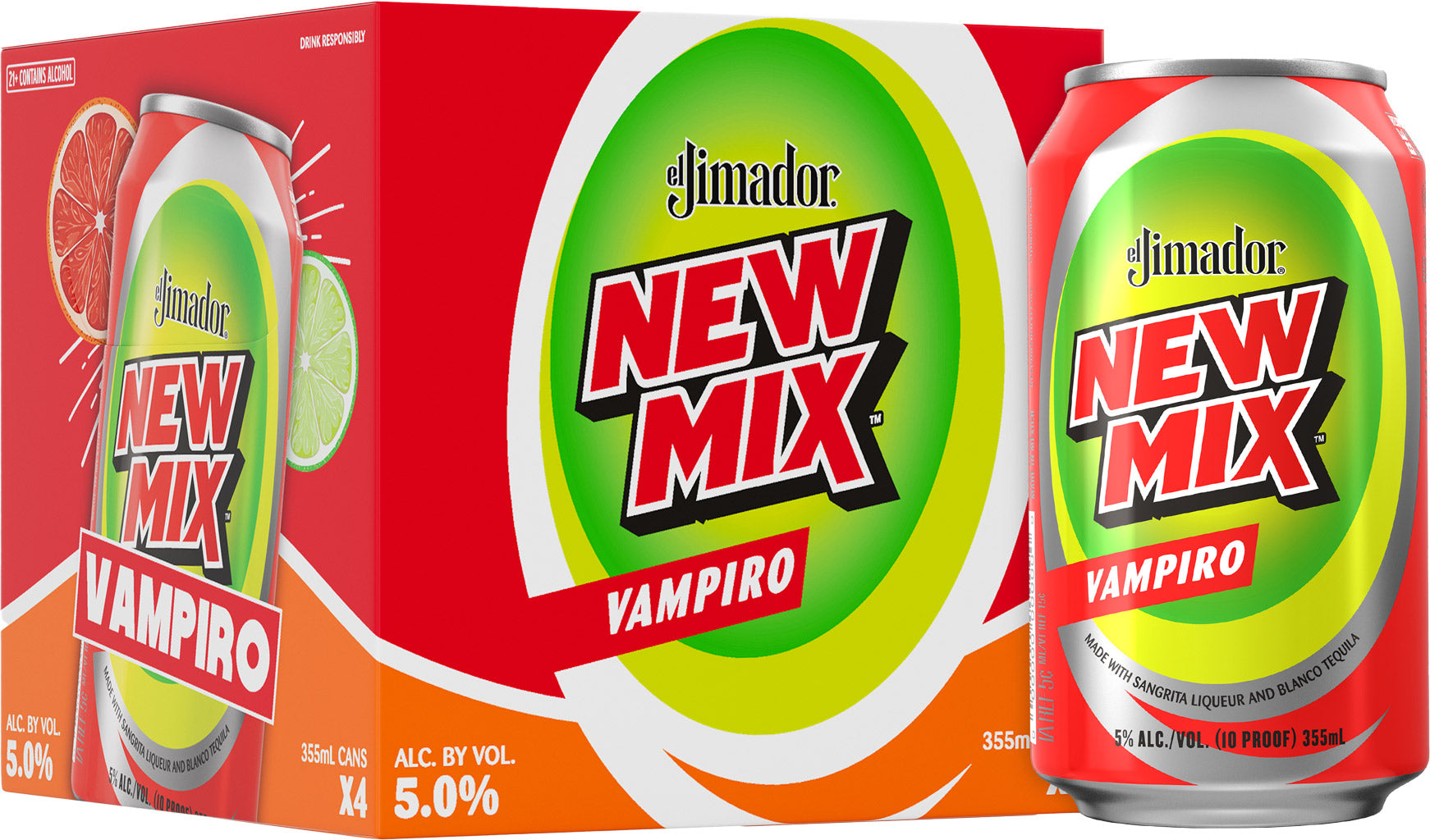 El Jimador New Mix Vampiro 4pk Cans-0