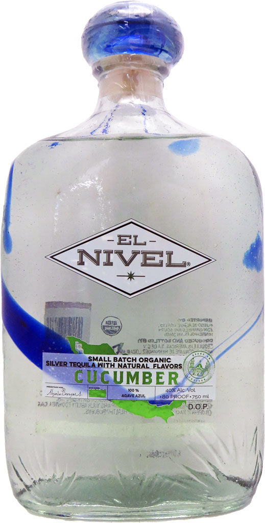 El Nivel Cucumber Flavored Tequila Silver 750ml-0