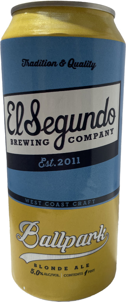 El Segundo Ballpark Blonde Ale 16oz Can-0