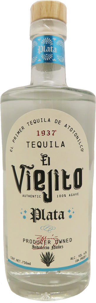 El Viejito Tequila Plata 750ml-0