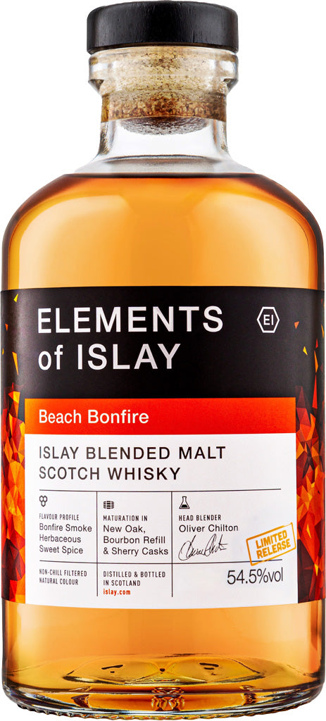 Elements of Islay Beach Bonfire Blended Malt Scotch Whisky 700ml-0