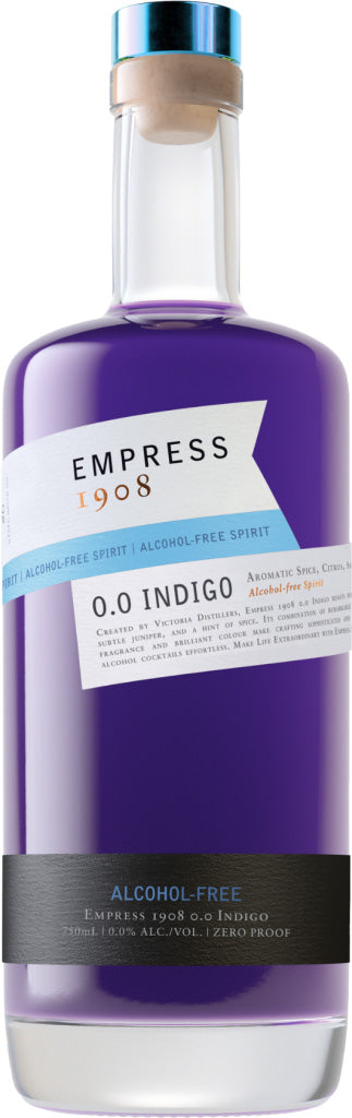 Empress 1908 Original Indigo Alcohol-Free Gin 750ml-0