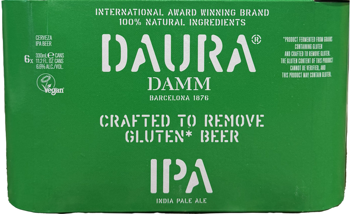 Estrella Damm Daura Gluten Free IPA 6pk Cans-0