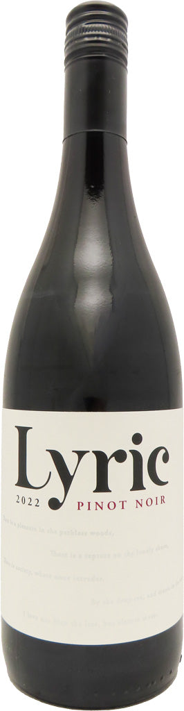Lyric Pinot Noir Monterey County 2022 750ml-0