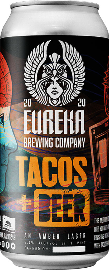 Eureka Brewing Tacos and Beer Amber 16oz Can-0