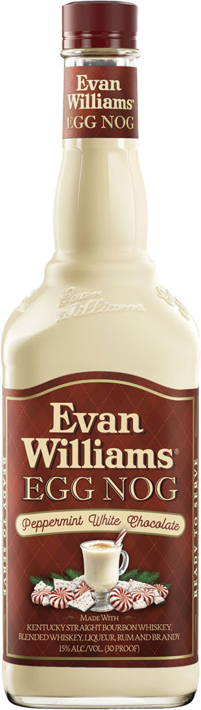 Evan Williams Peppermint White Chocolate Egg Nog 750ml-0
