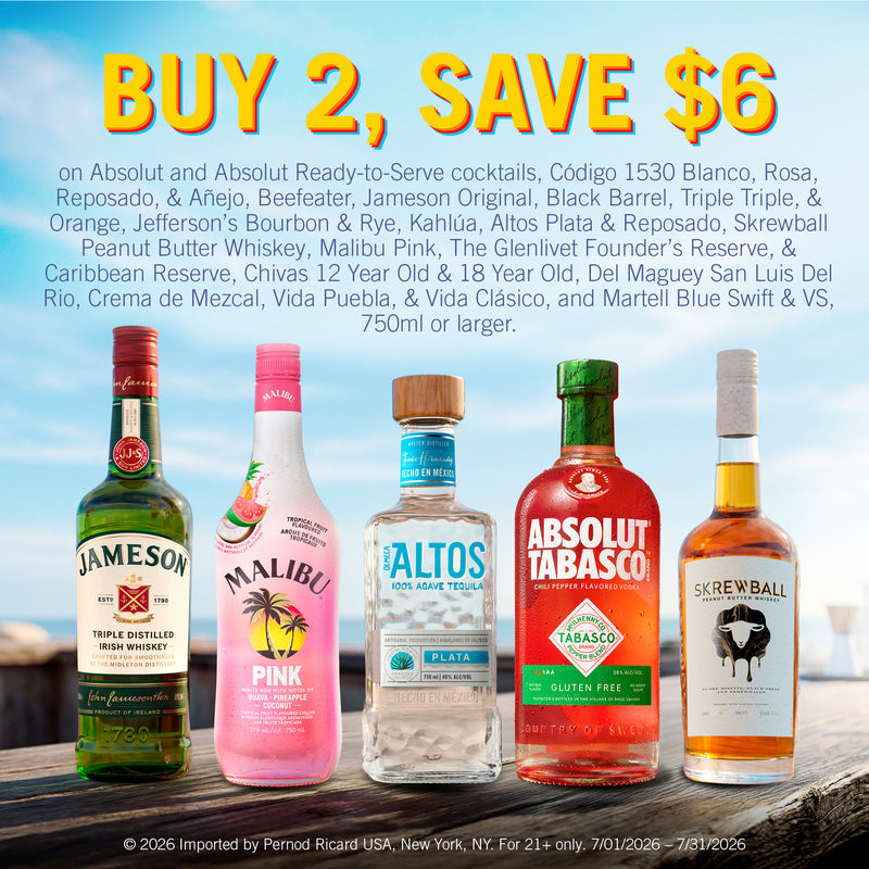 Banner for Pernod Summer Buy 2, Save $6