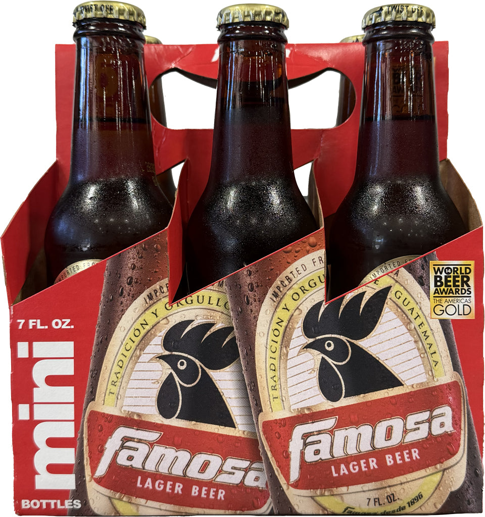 Famosa Lager 7oz 6pk Bottles-0