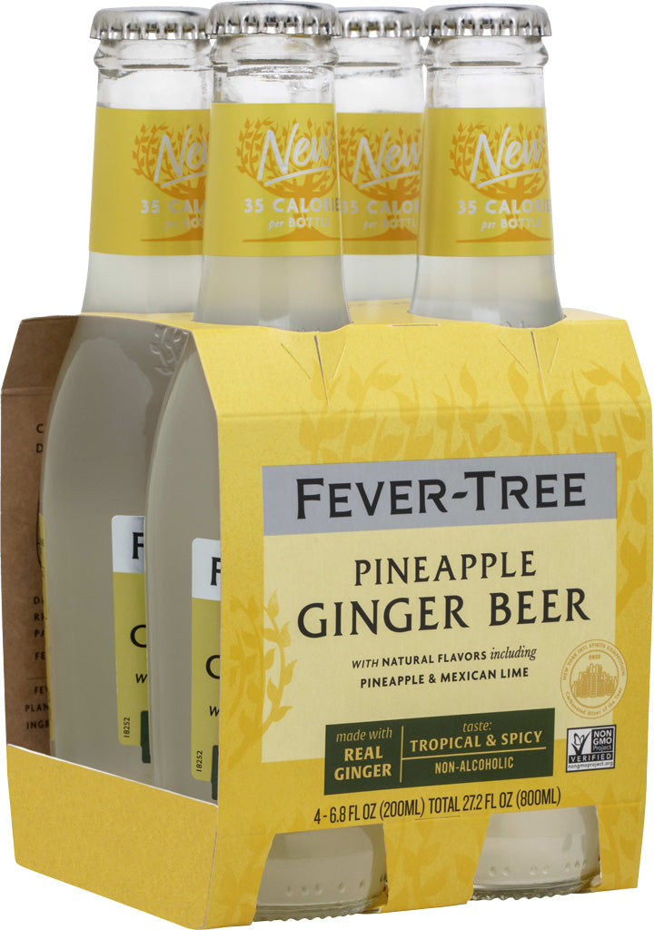 Fever-Tree Pineapple Ginger Beer 4pk Btls-0