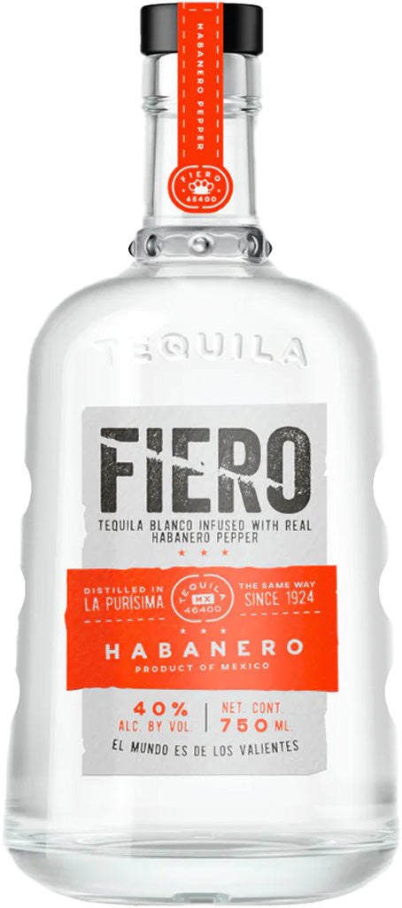 Fiero Habanero Tequila Blanco 750ml