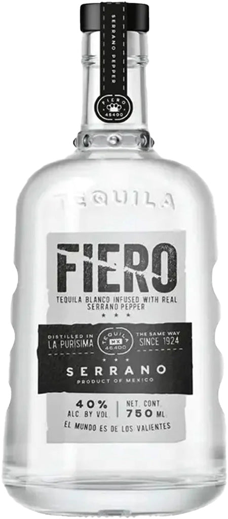 Fiero Serrano Tequila Blanco 750ml