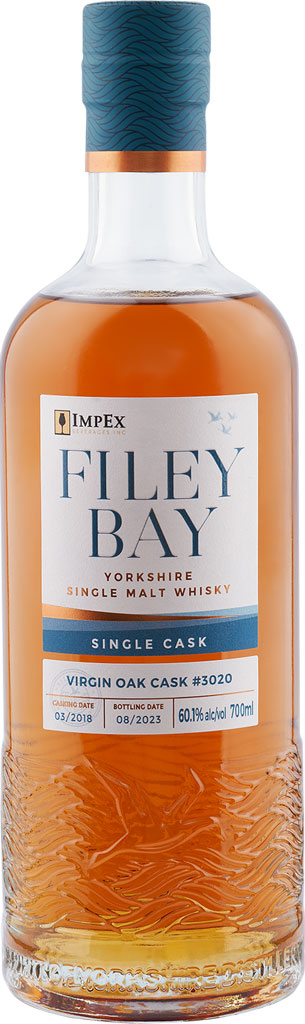 Filey Bay Virgin Oak Cask #3020 Yorkshire Single Malt Whisky 700ml-0