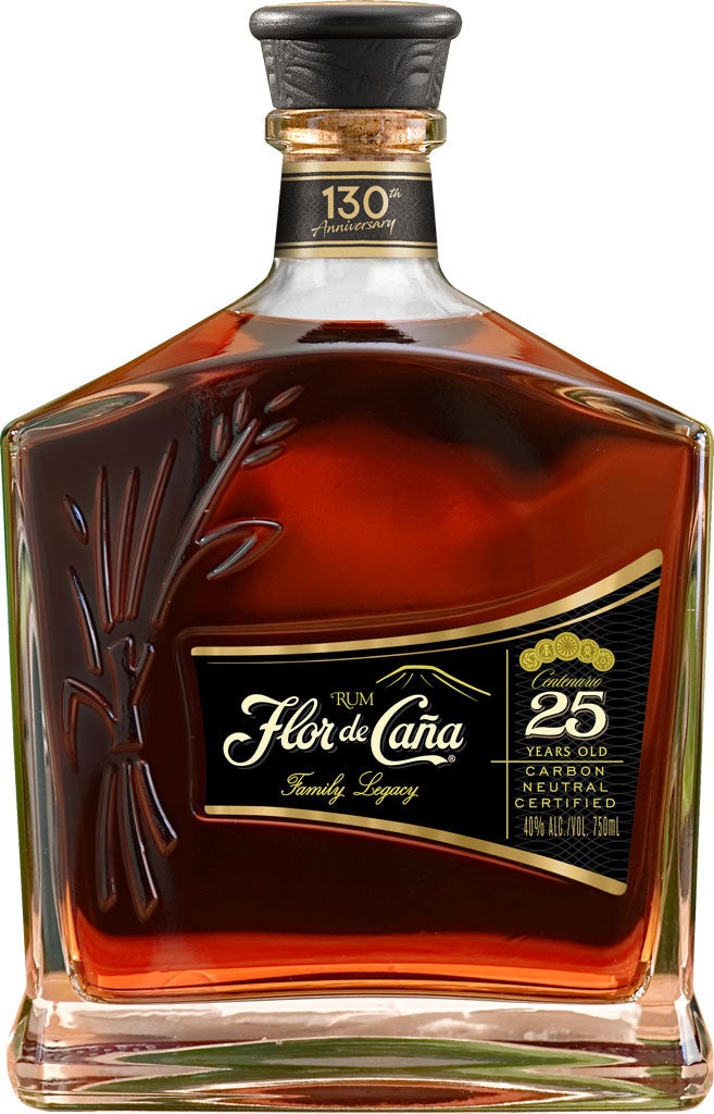 Flor De Cana Rum Centenario 25 Year Old 750ml-0