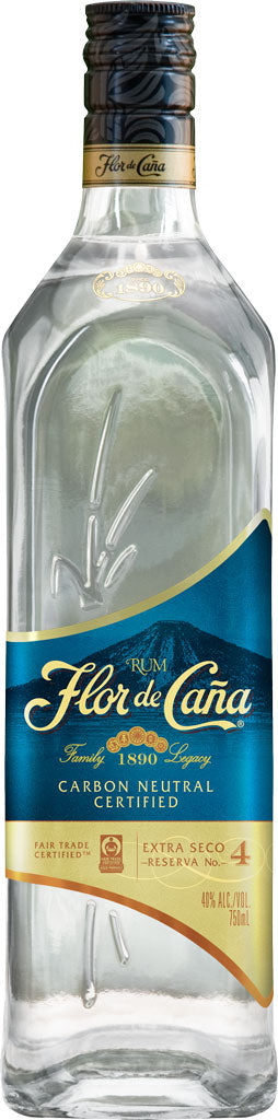 Flor De Cana Rum Silver 4 Year Old 750ml-0
