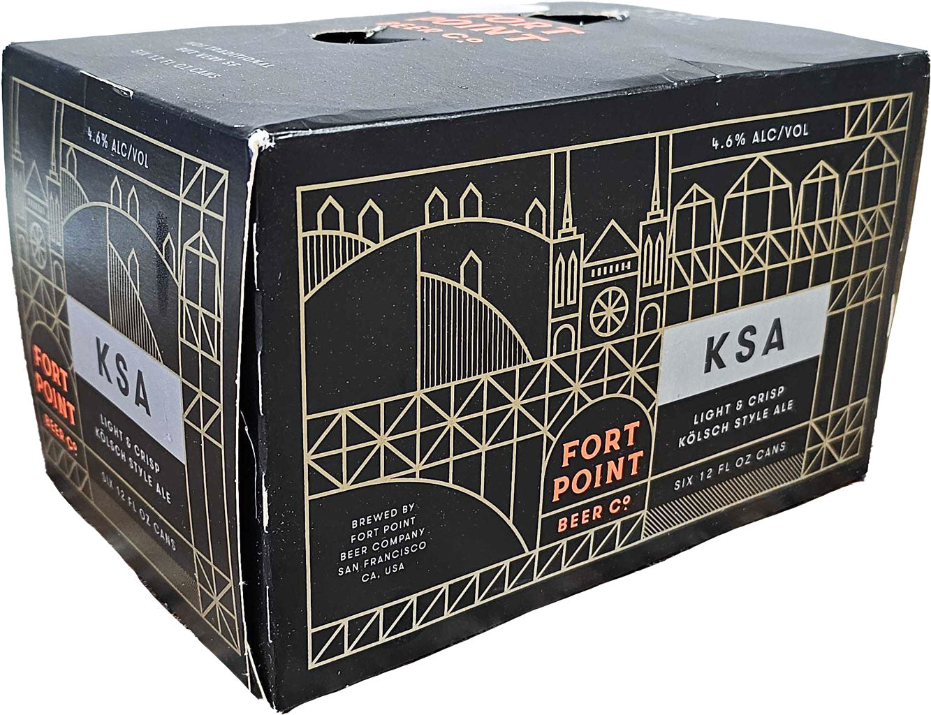 Fort Point KSA Kolsch Ale 6pk Cans-0