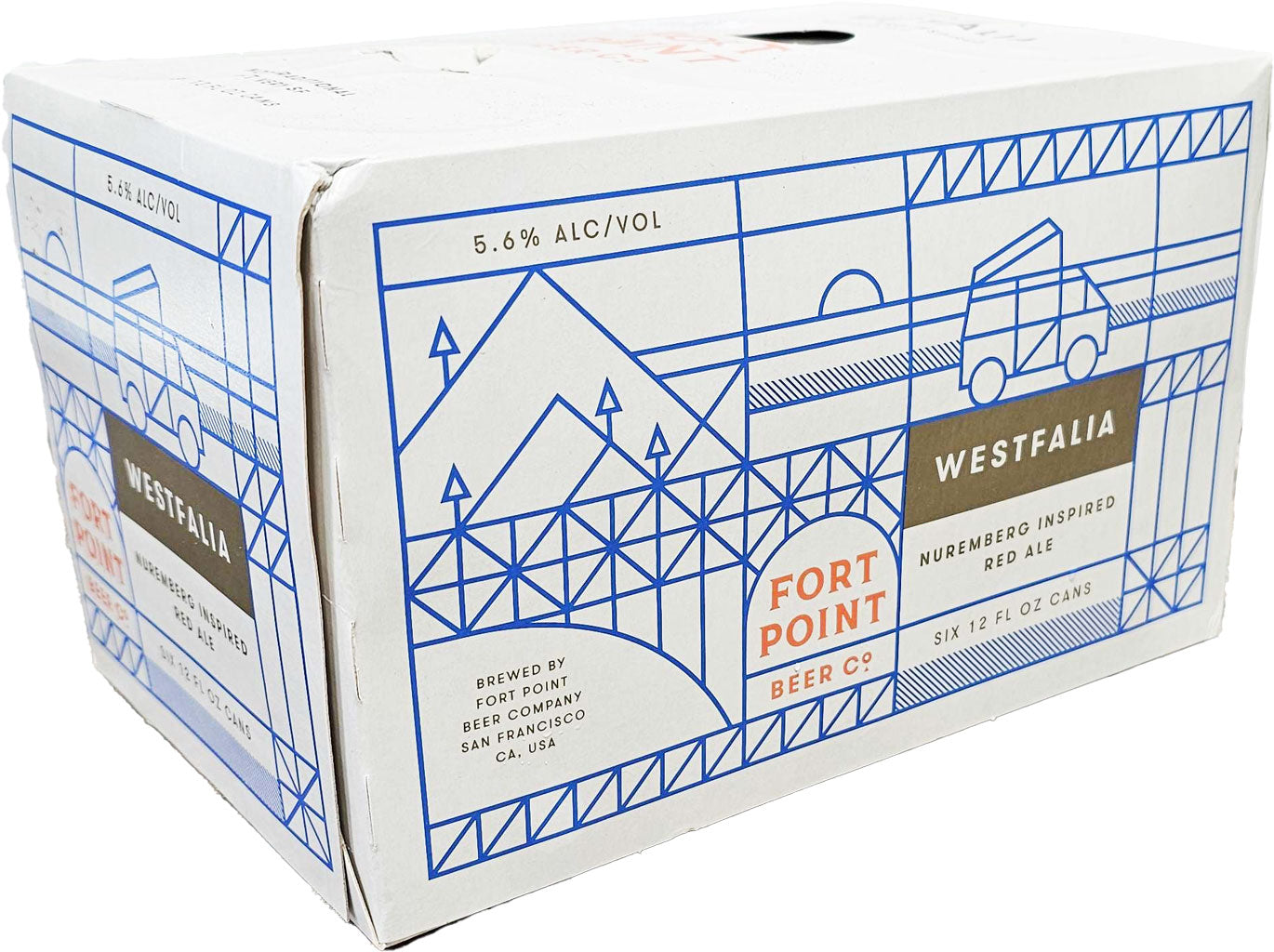 Fort Point Westfalia Red Ale 12oz 6Pk Cans-0