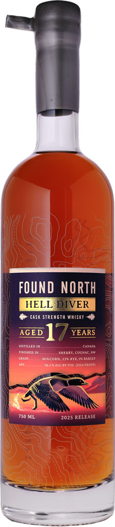 Found North Hell Diver 17 Year Old Cask Strength Whisky 750ml-0
